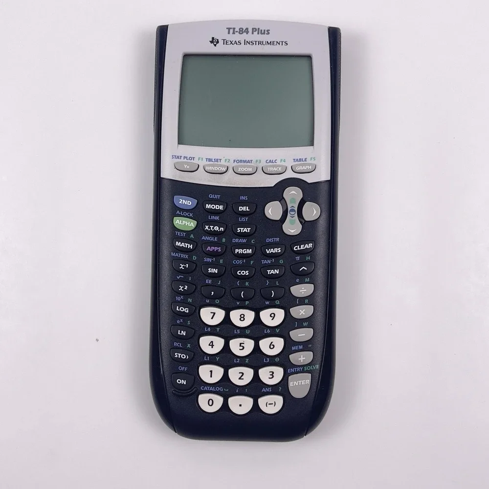 Texas Instruments TI-84 Plus Graphing Calculator w/Manual Tested Powers On Read!
